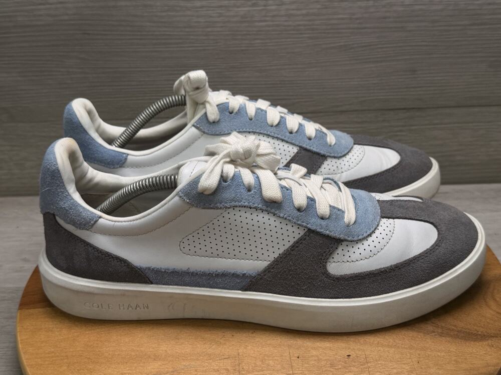Cole Haan Grand Crosscourt Modern Turf Sneakers Blue/White Mens 10.5
